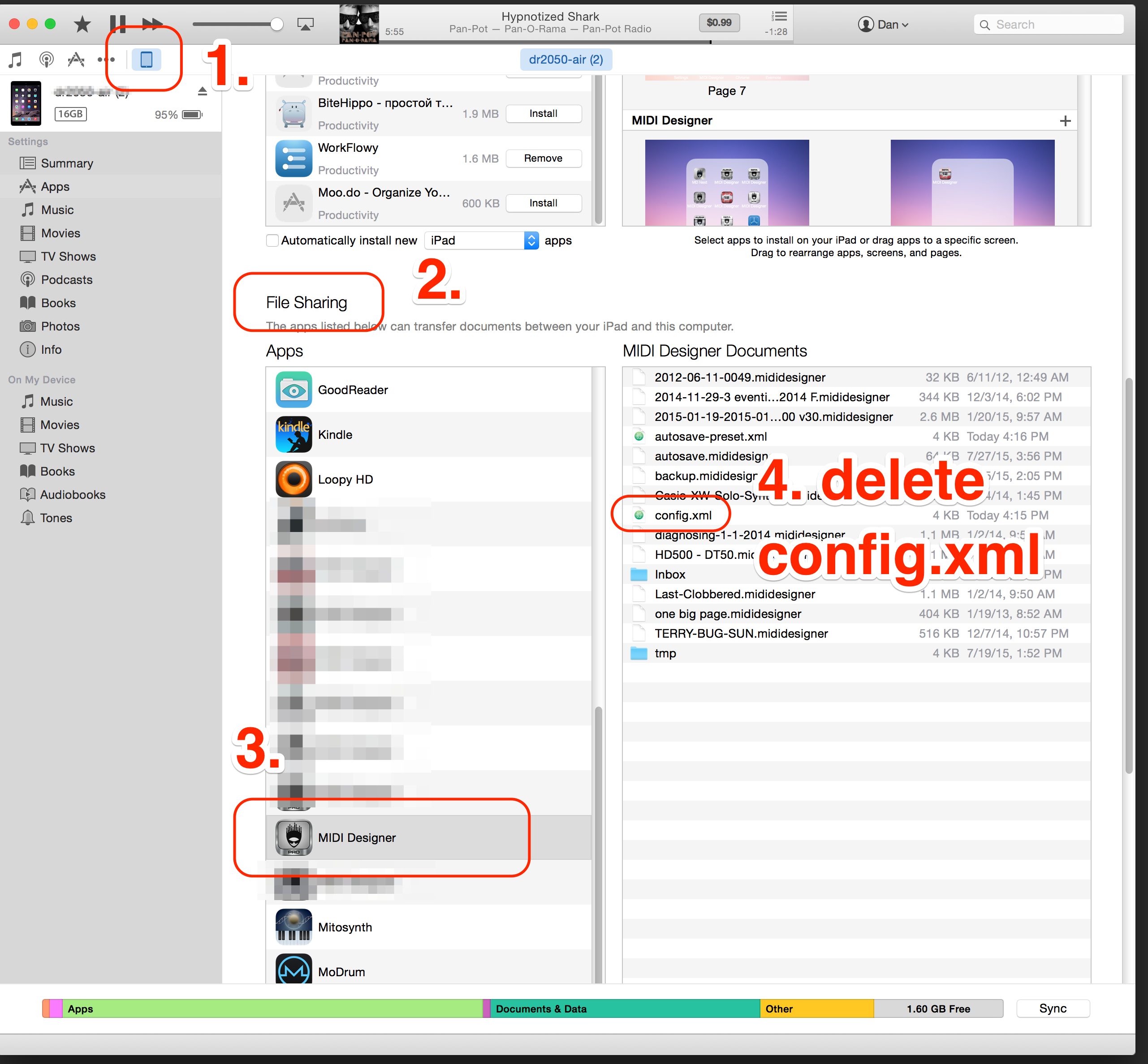 MIDI Designer is Crashing on Startup! iOS 9 - MIDI Designer Q&A