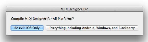 If cross-platform development were this simple