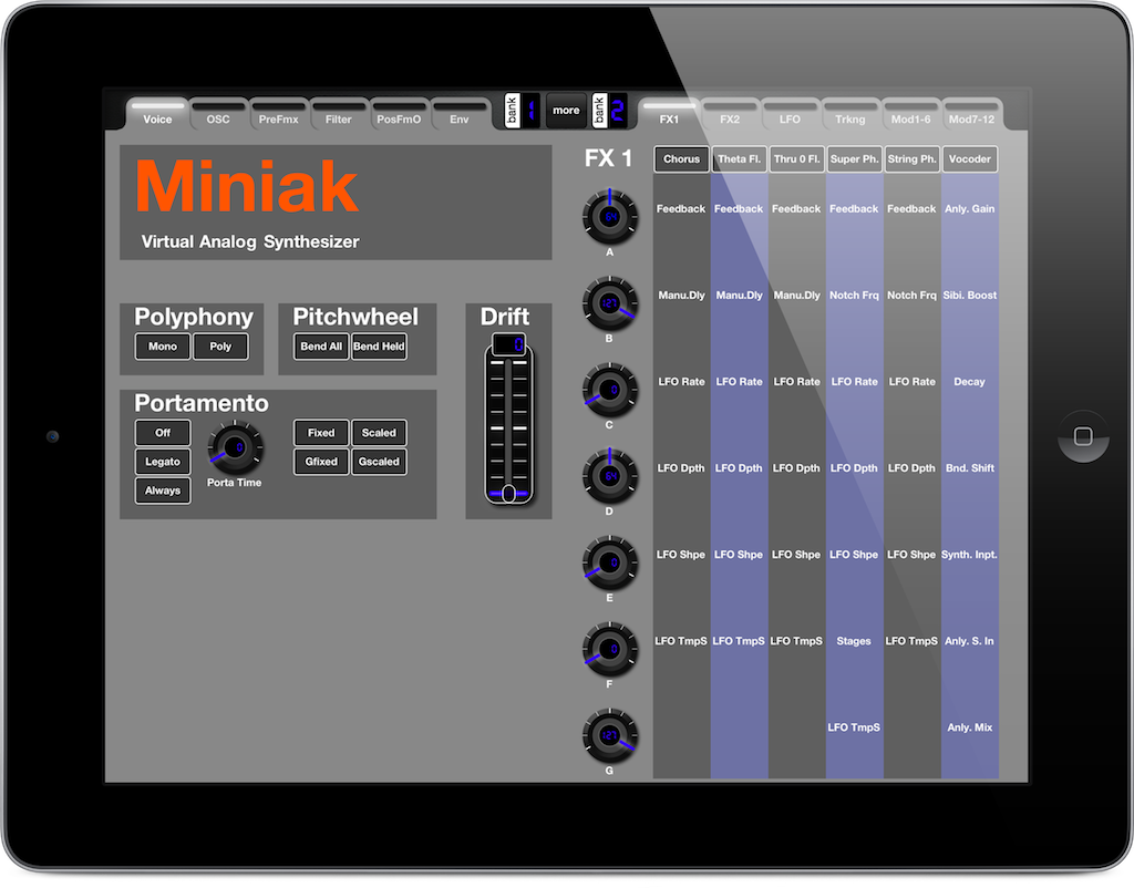MIDI Controller for iPad for Akai Miniak and Alesis Micron, 1 of 11