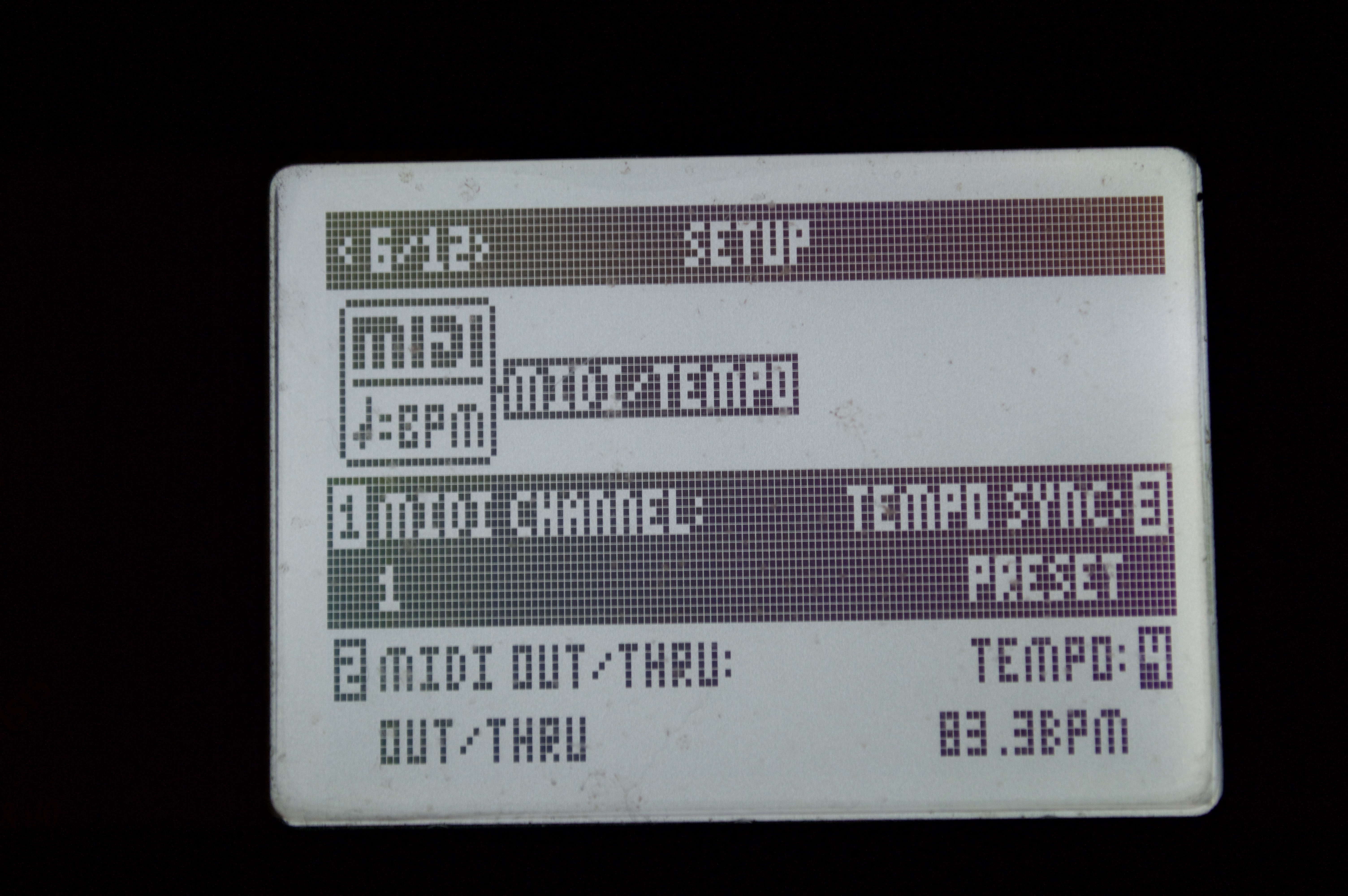 HD500 MIDI THRU setup