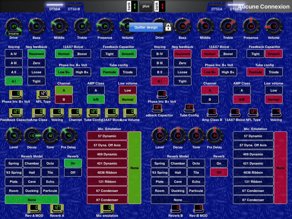 DT50 Layout using Super and Sub controls (design mode)