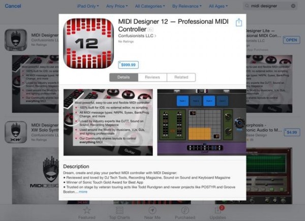 MIDI Designer 12 at $999