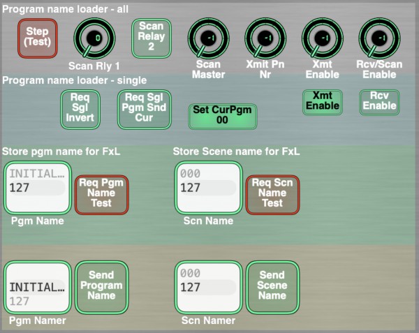 Support controls for SysEx strings in RD 2000 Manager, bottom two panels discussed above