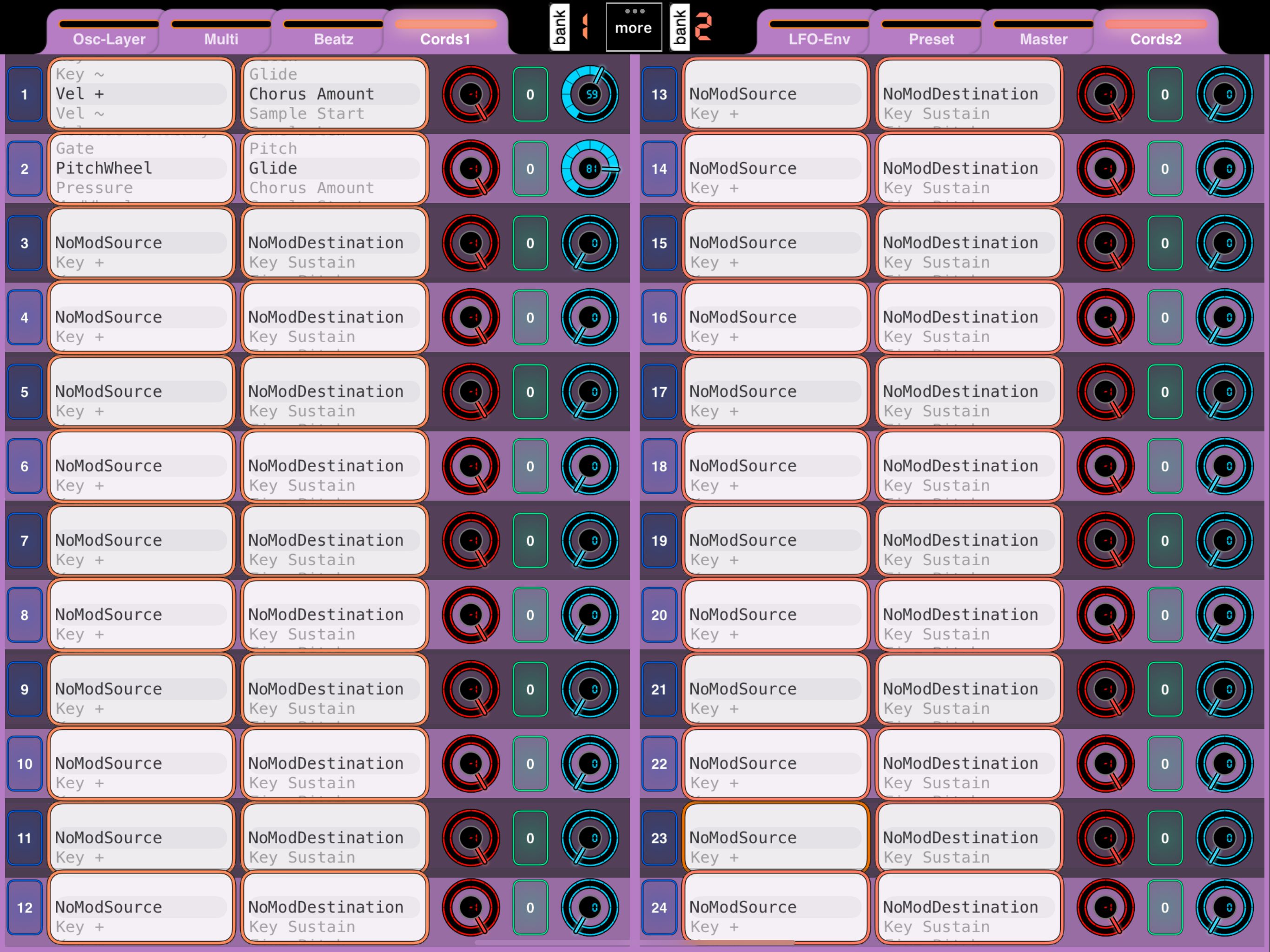 Cords (Modulation) Page
