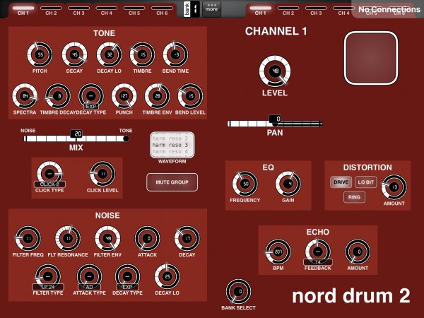 Nord Drum 2 - Bank 1 Voices