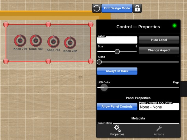 My panel control