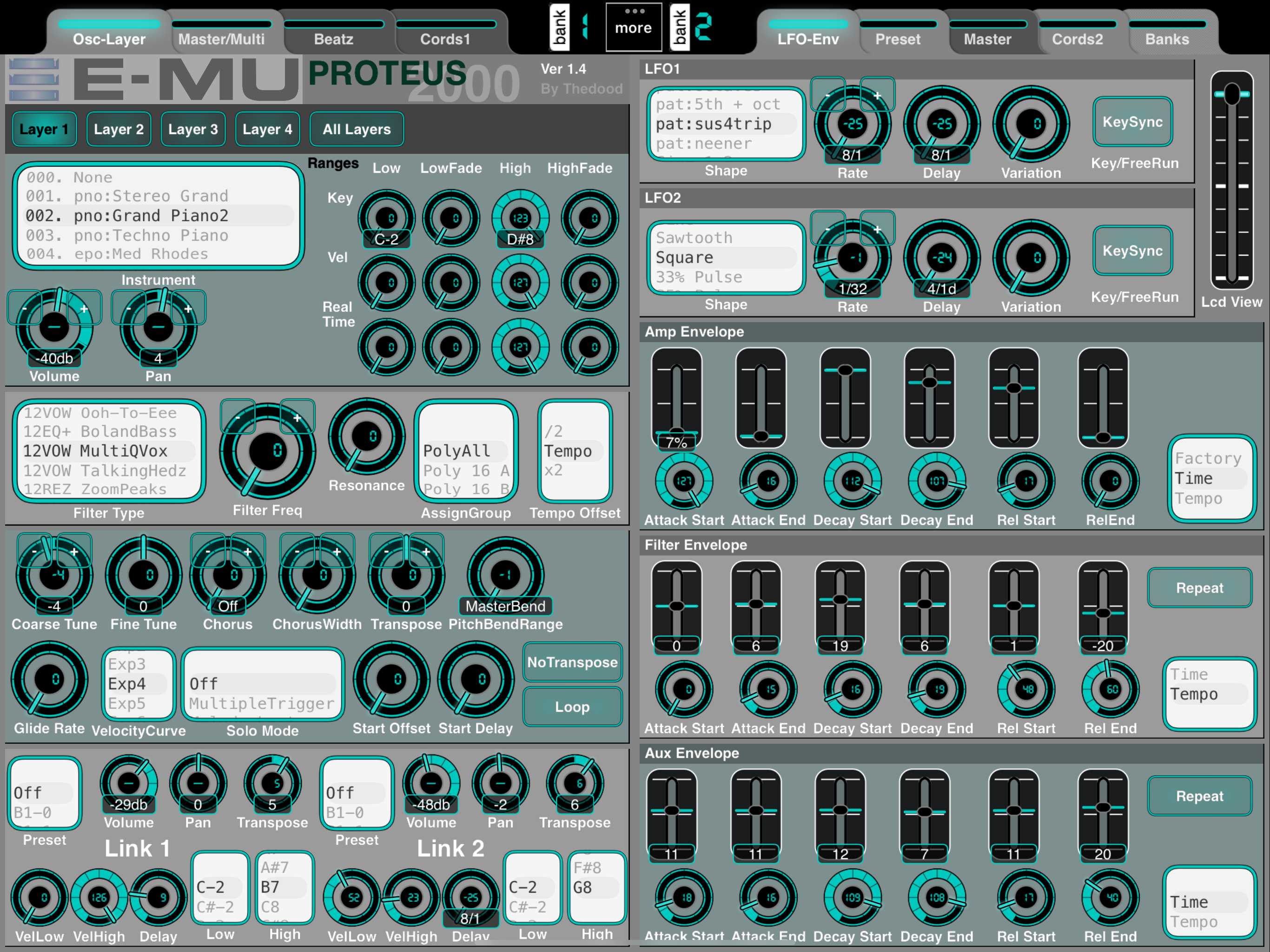 Main Layer Edit Page