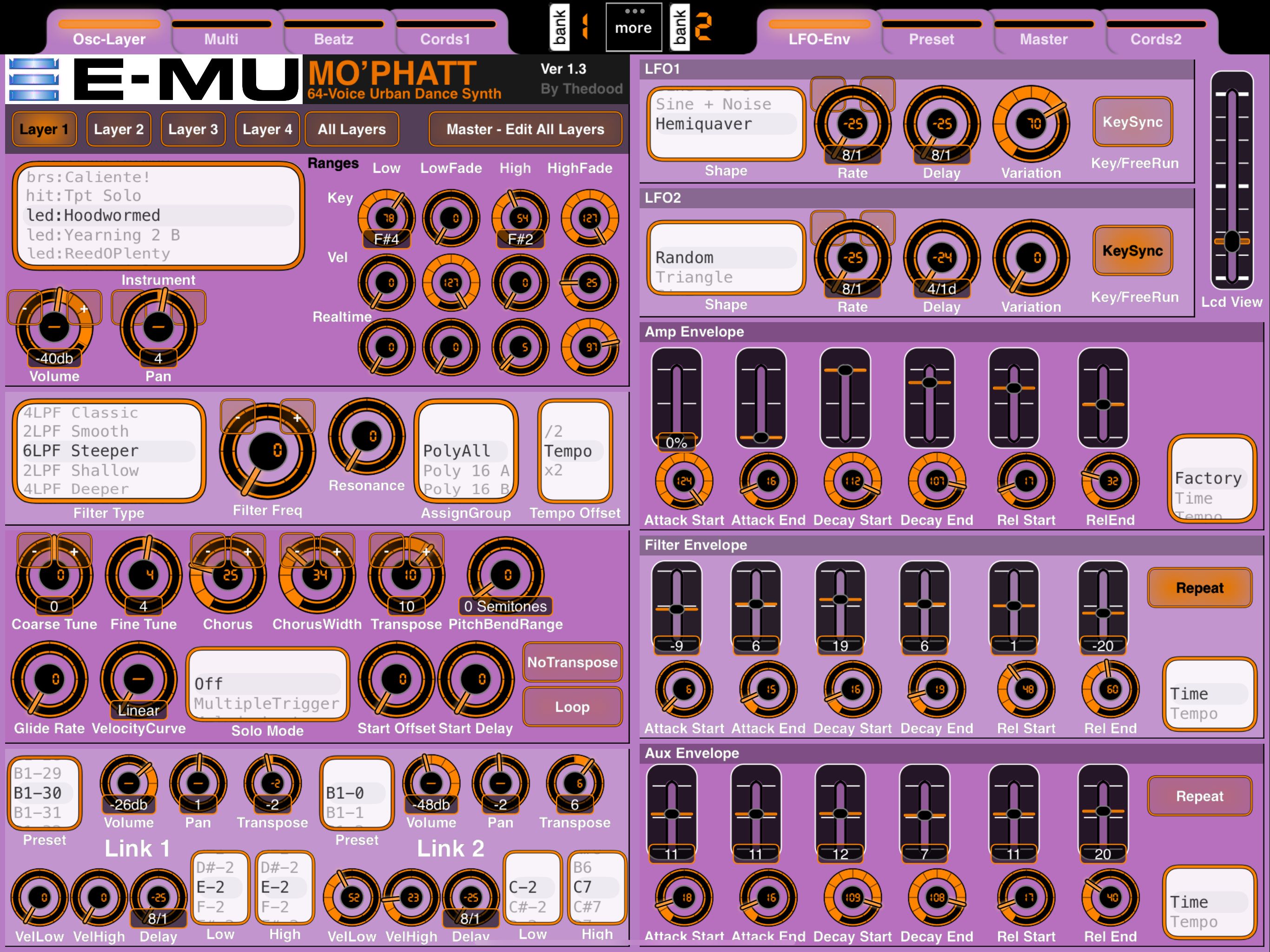 Main Layer Edit Page