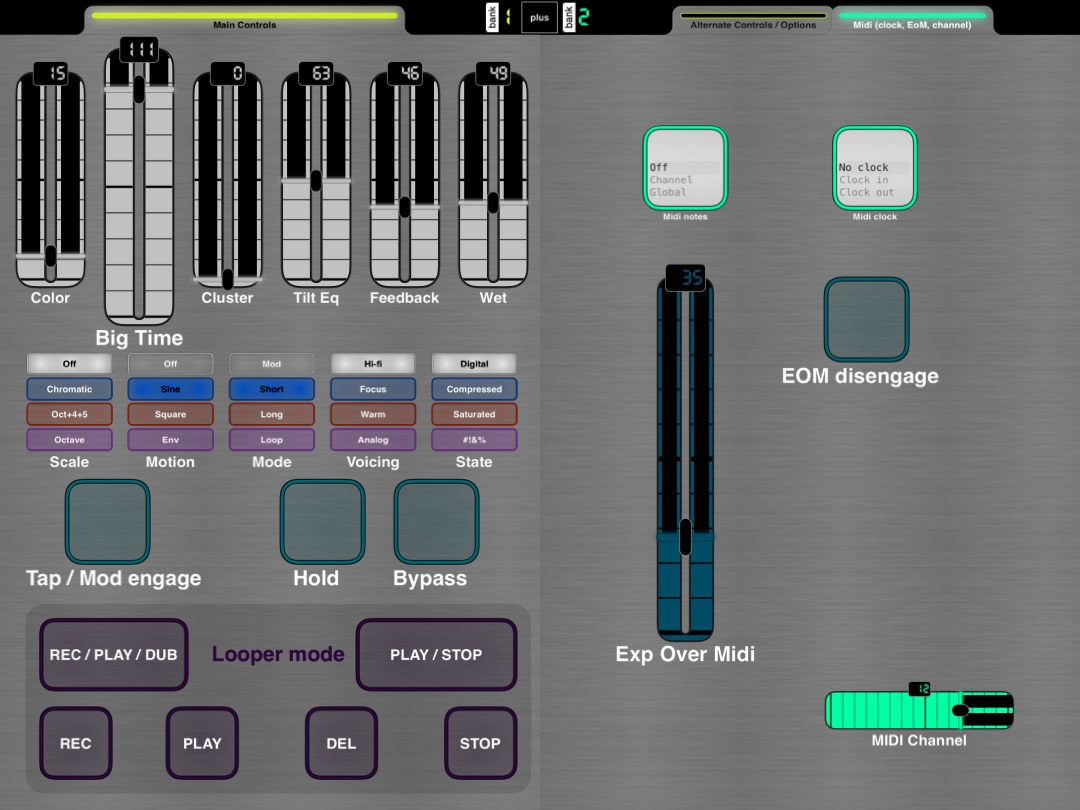 Big Time Midi control