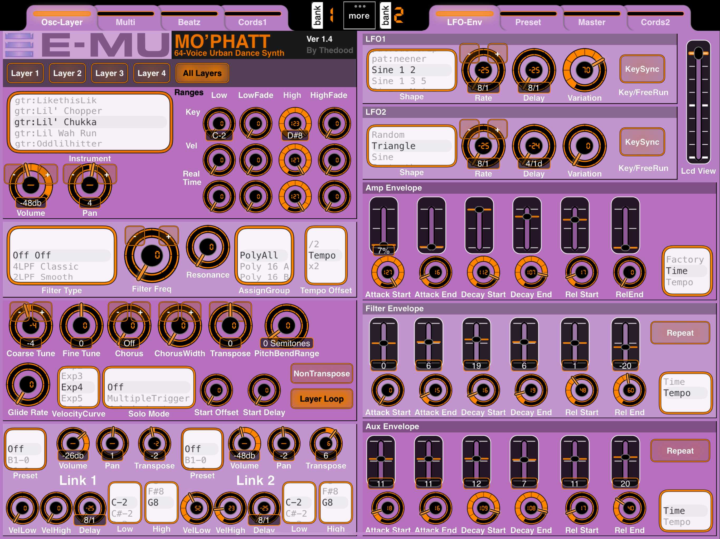Main Layer Edit Page