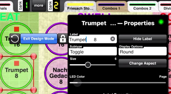 Cursor for Label name
