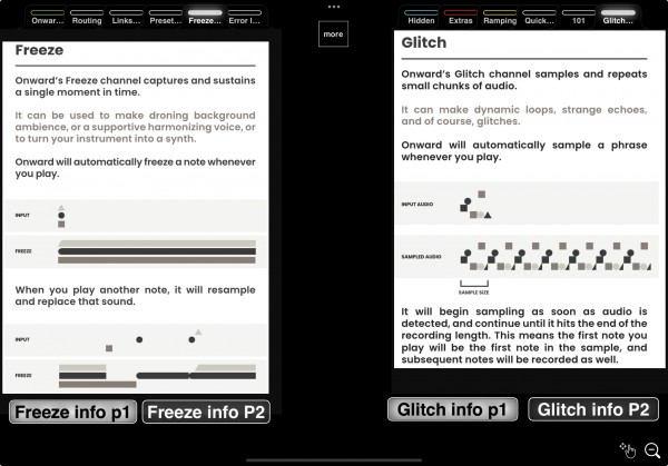 More from the manual