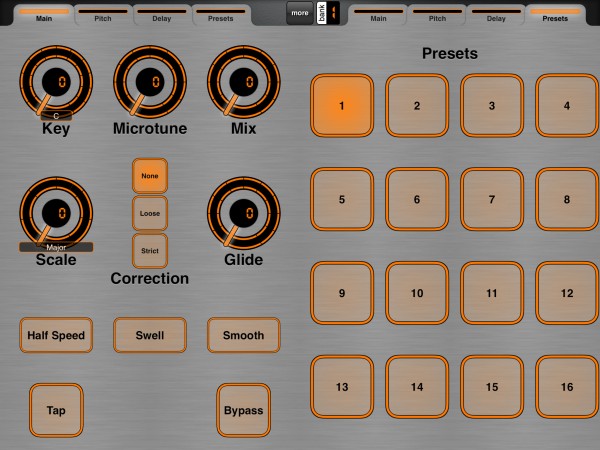 Main + Presets