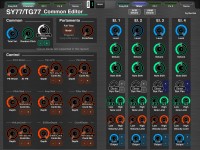 Yamaha SY77/TG77 Voice Editor Screenshot