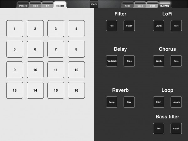 Presets and Quickmap