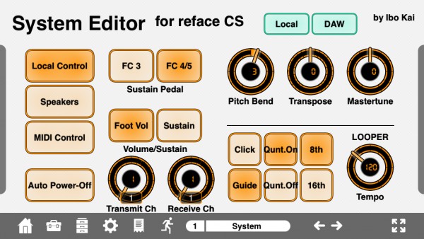 iPad Controller for Yamaha reface CS Screen #2