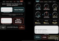 Save presets to pedal memory