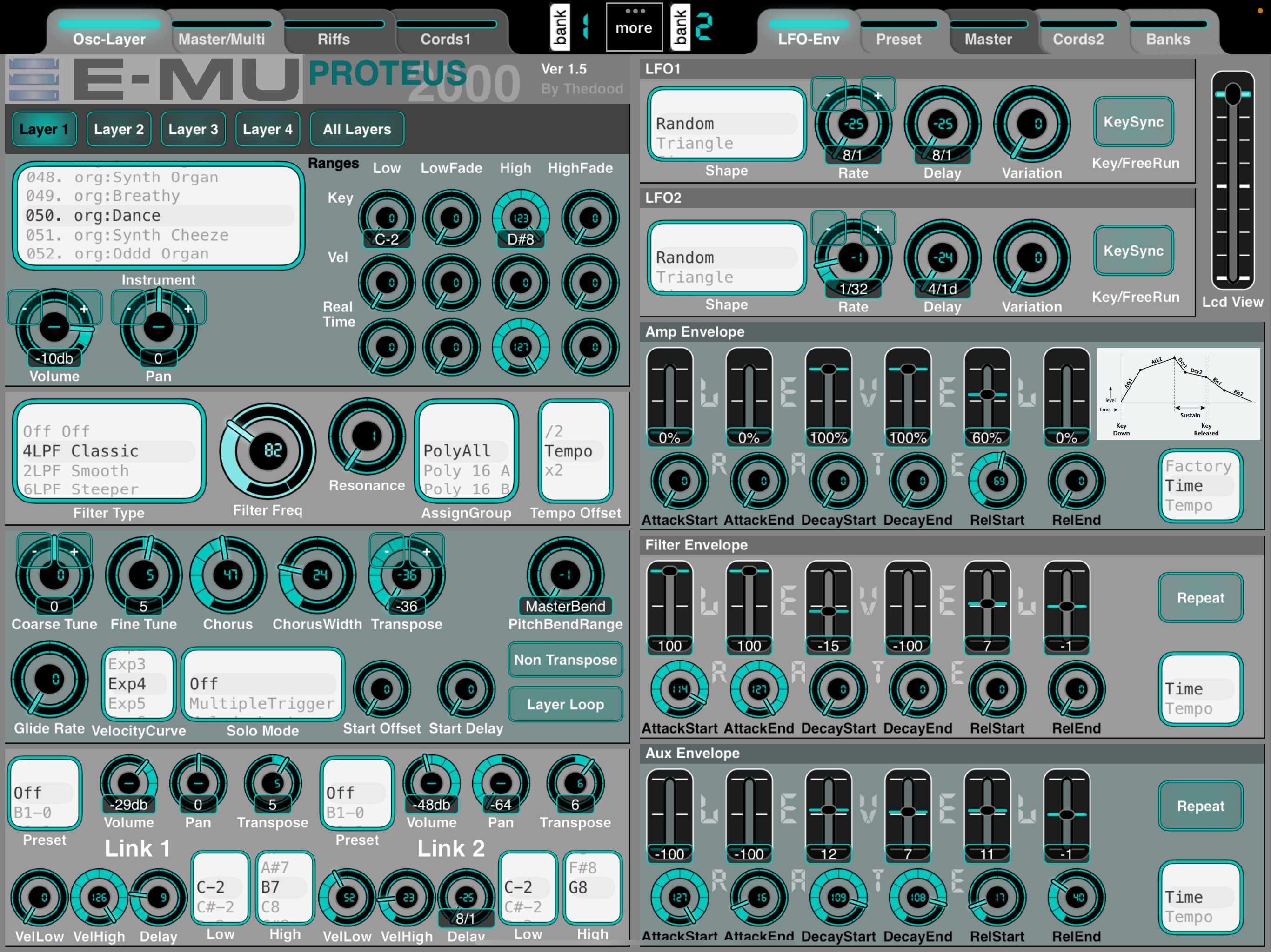 Main Layer Edit Page