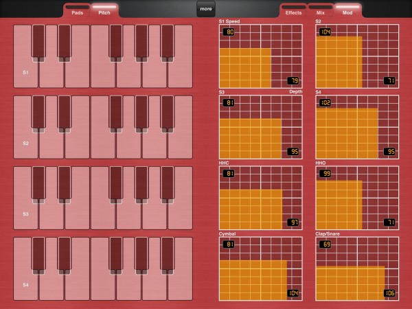 Pitch/Mod Pages