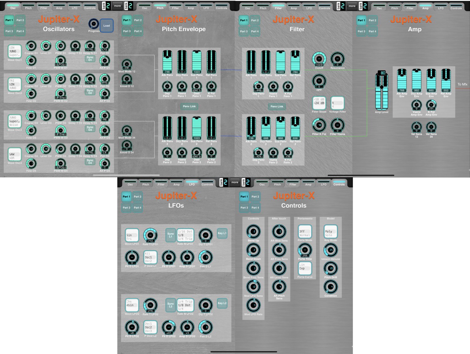 Jupiter-X Model Editor Pages