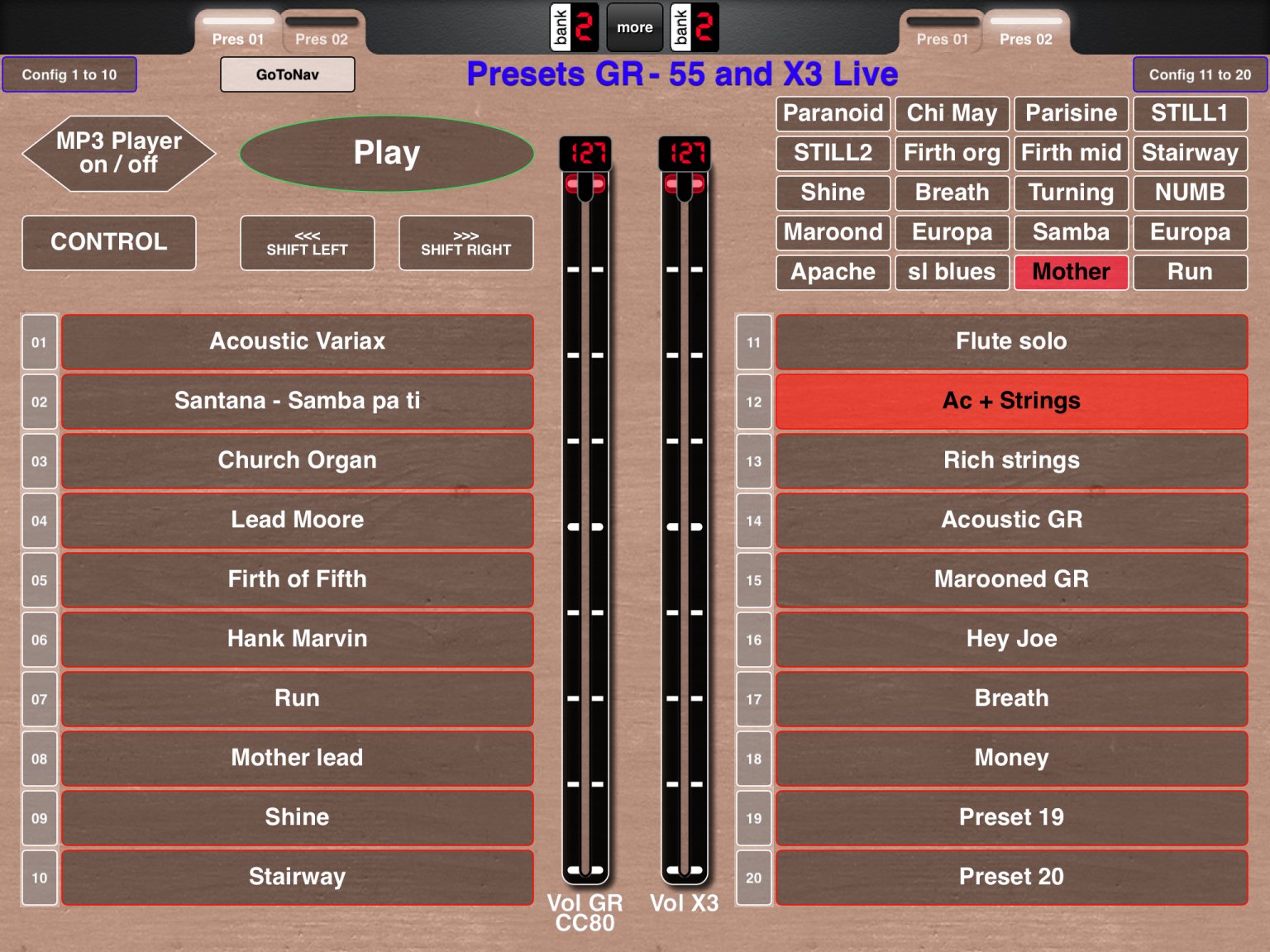 Roland G55 + Line 6 X3 Controller by G. Assink