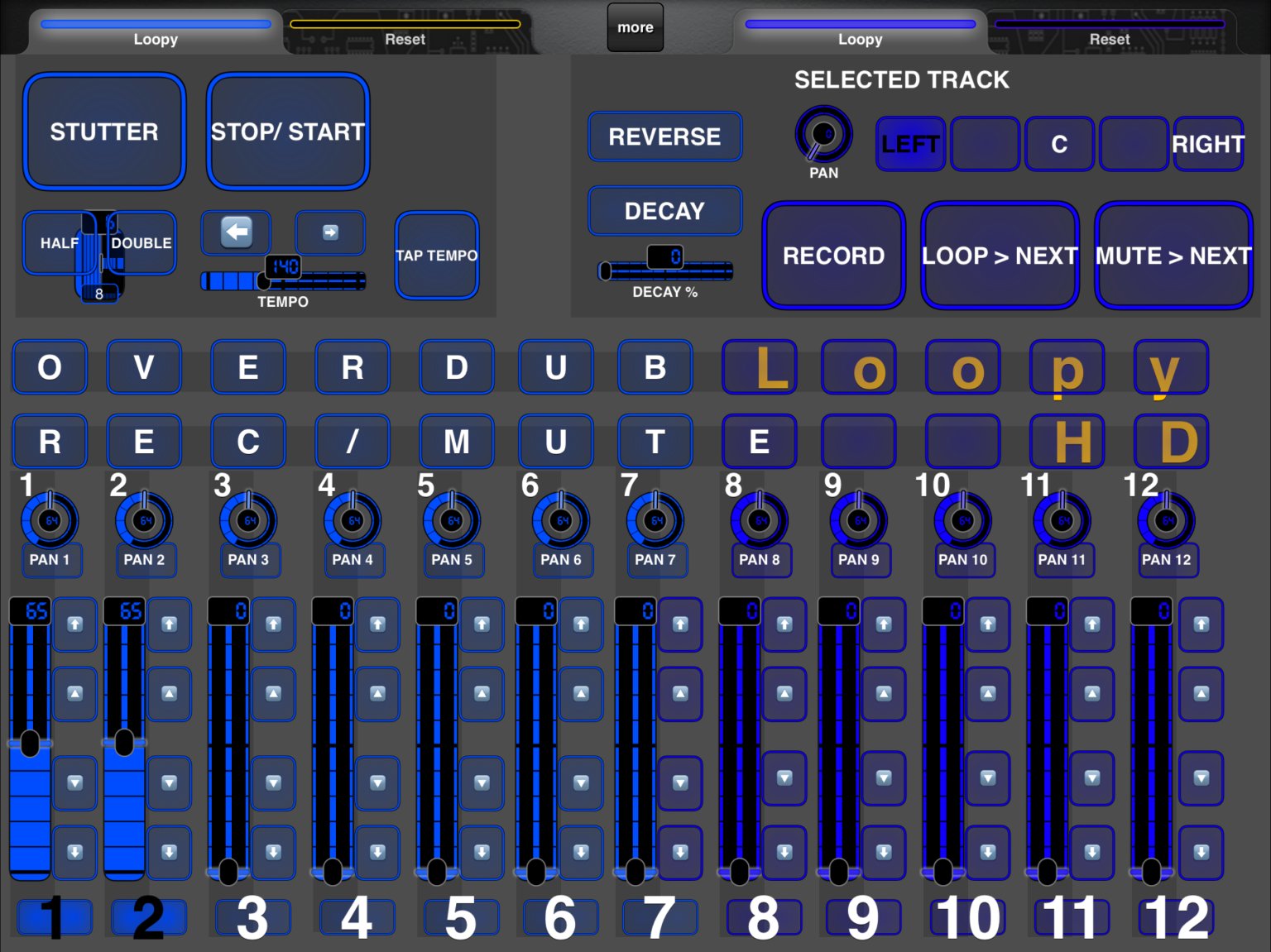 Loopy Layout with Glow Look